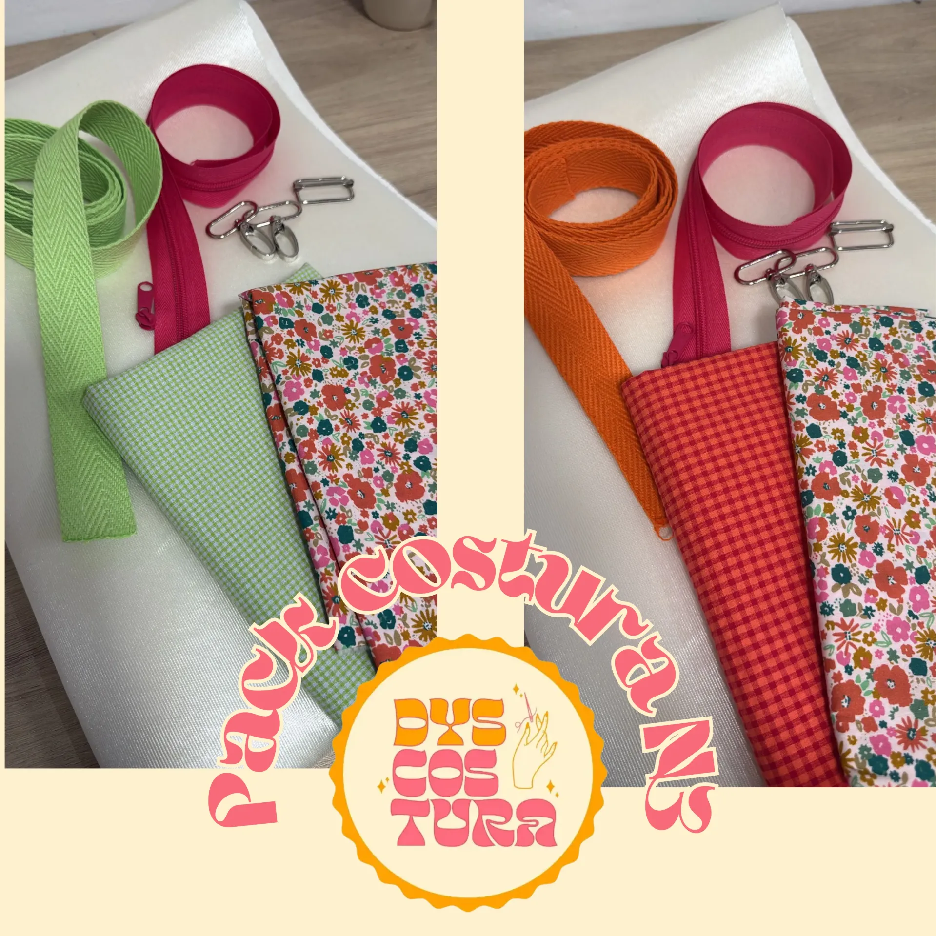 Pack costura Nº3 (Verde lima)